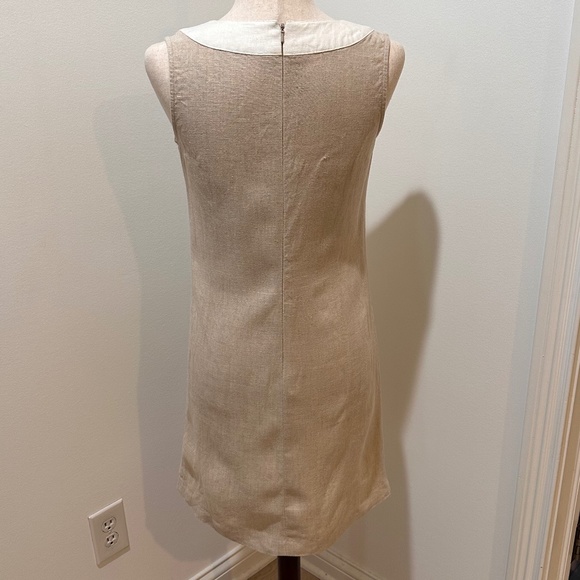 Michael Kors Sheath Dress in 100% Linen, Size 2 - Picture 2 of 3